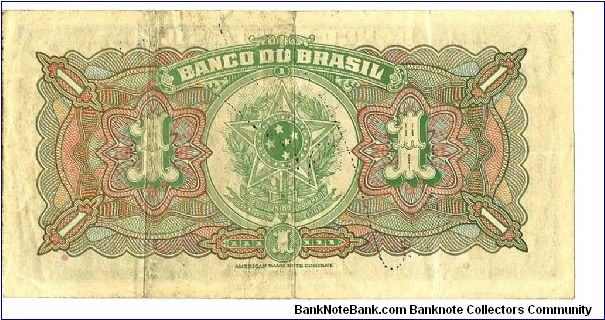 Banknote from Brazil year 1923