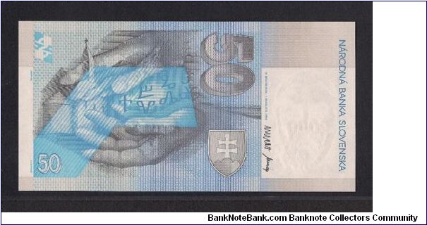 Banknote from Slovakia year 2000