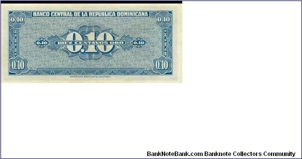 Banknote from Dominican Republic year 1962