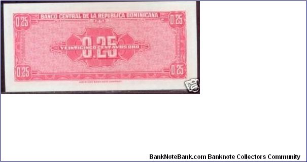 Banknote from Dominican Republic year 1962