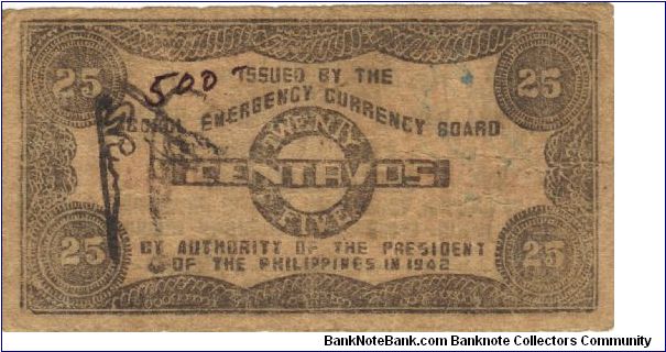 Banknote from Philippines year 1942