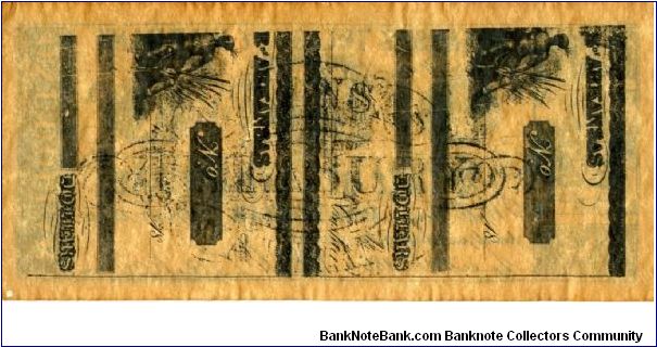 Banknote from USA year 1862