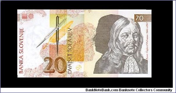 20 TOLAR Banknote