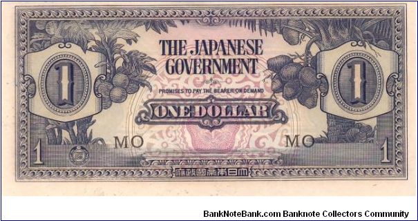 JIM Note: Malaya 1 Dollar Banknote