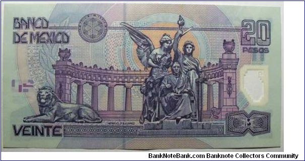 Banknote from Mexico year 2001