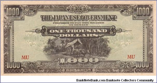 JIM Note: Malaya 1000 Dollars Banknote