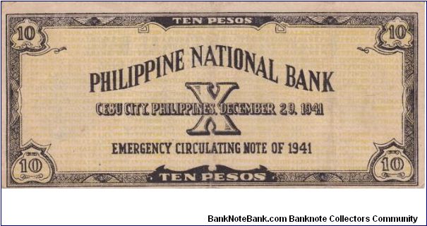 Banknote from Philippines year 1941