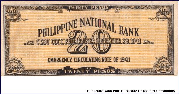 Banknote from Philippines year 1941