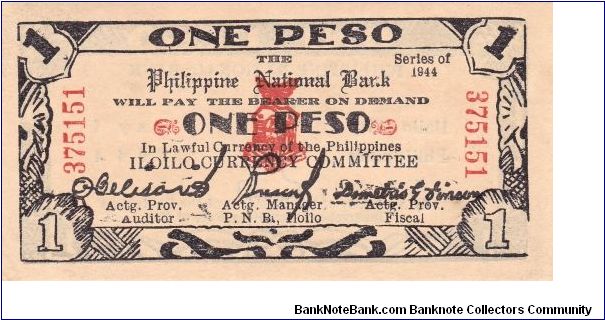 Emergency & Guerrilla Currency

Iloilo: 1 Peso (Emergency note issue) Banknote