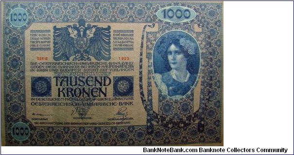 Banknote from Austria year 1902