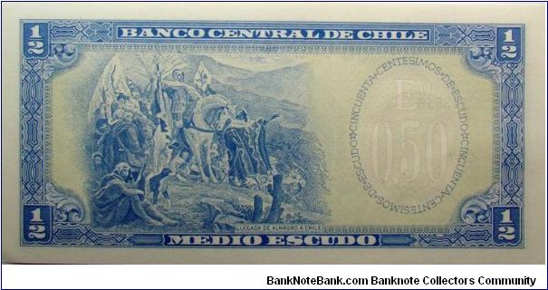 Banknote from Chile year 1962