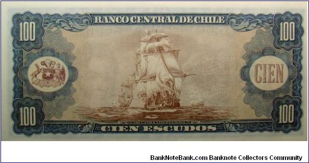 Banknote from Chile year 1962