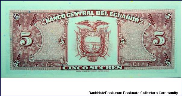 Banknote from Ecuador year 1988