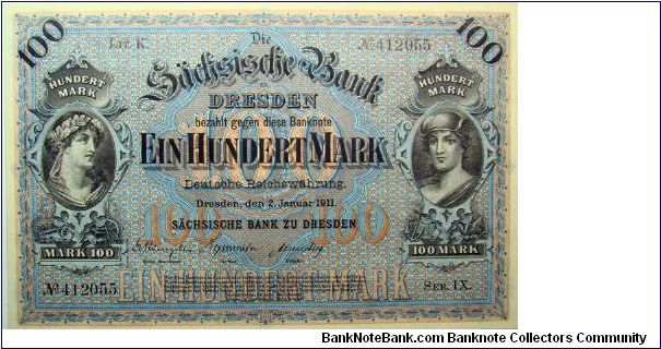 100 Marks Banknote