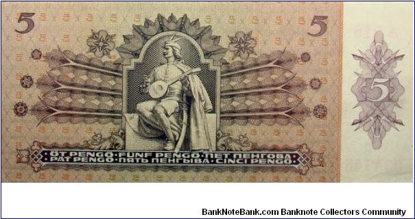 Banknote from Hungary year 1939