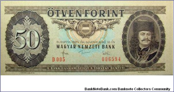 50 Forint Banknote