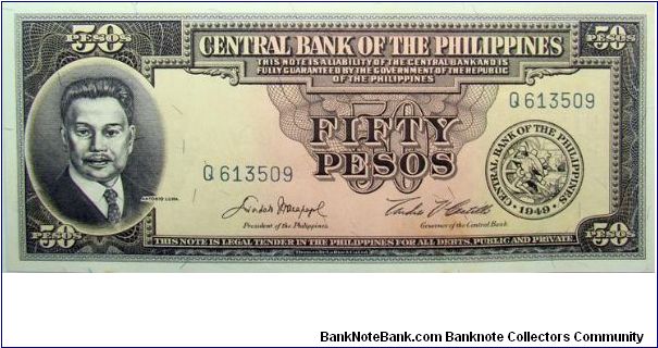 50 Pesos Banknote