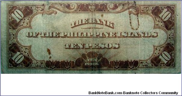 Banknote from Philippines year 1933