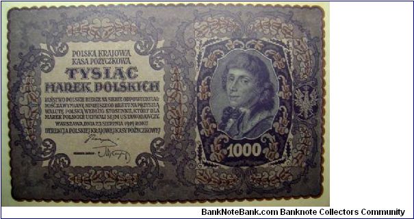 1000 Marek Banknote