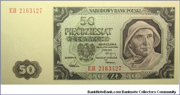 50 Zlotych Banknote