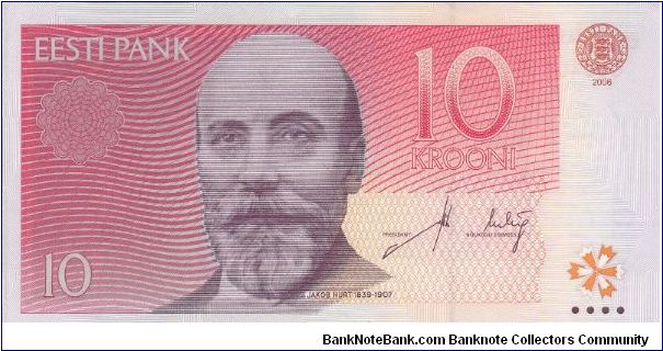 Estonia 10 krooni 2006 (01) Banknote