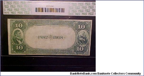 Banknote from USA year 1882