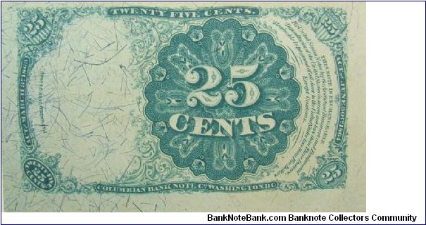 Banknote from USA year 1874