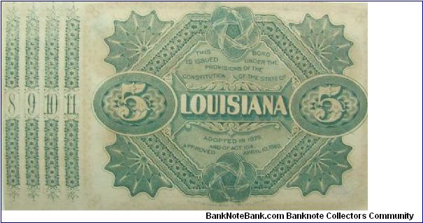 Banknote from USA year 1876