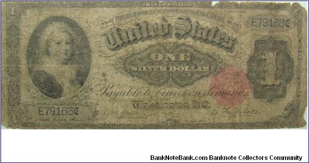 U.S. 1 Dollar
Martha Washington Banknote