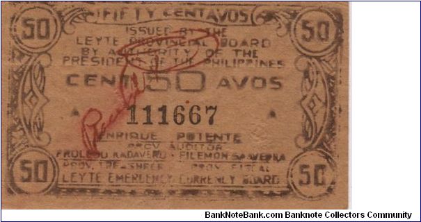 Banknote from Philippines year 1943