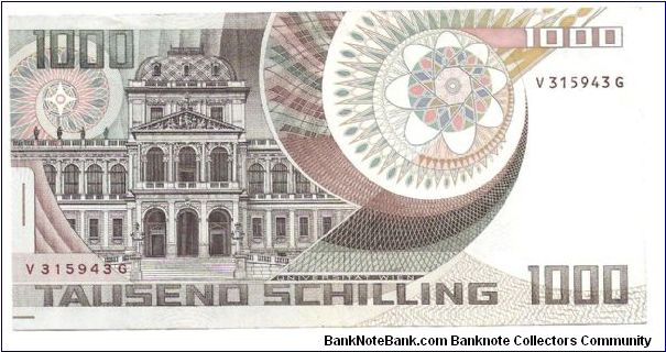 Banknote from Austria year 1983