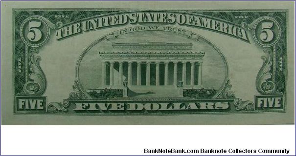 Banknote from USA year 1963