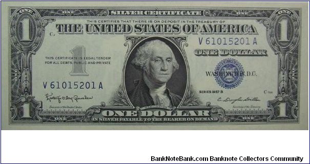 $1 Silver Certificate
Granahan/Dillon Banknote