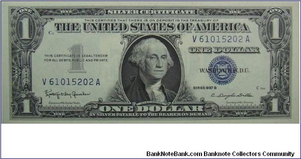 $1 Silver Certificate
Granahan/Dillon Banknote