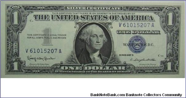 $1 Silver Certificate
Granahan/Dillon Banknote