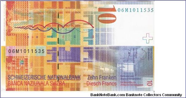 Banknote from Switzerland year 2006