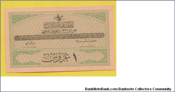 Old Ottoman note very rare
End price : 80$
Accept payment by:
1- Monybookers
2- Western Union
3- By registered air_ mail

Thanks Banknote