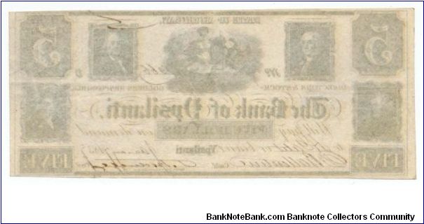 Banknote from USA year 1837