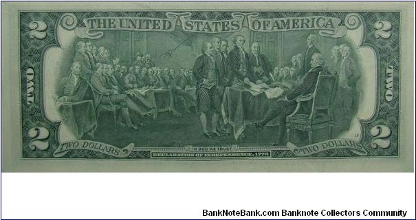 Banknote from USA year 1976