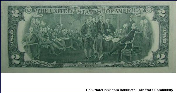 Banknote from USA year 1976