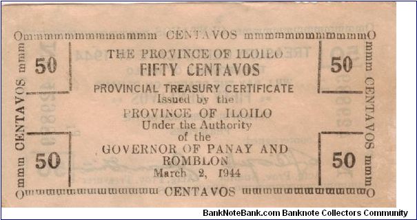 Banknote from Philippines year 1944