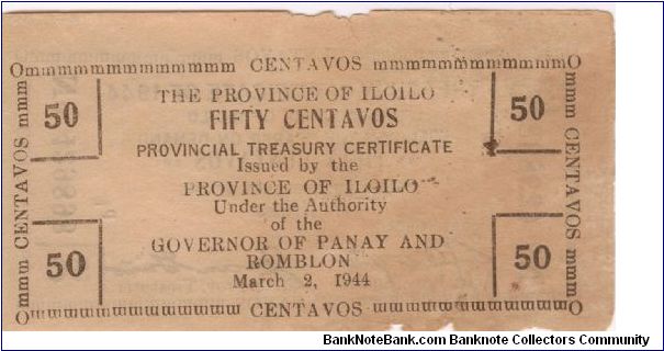 Banknote from Philippines year 1944