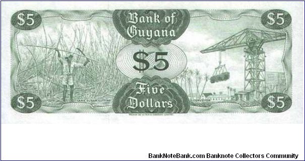 Banknote from Guyana year 1989