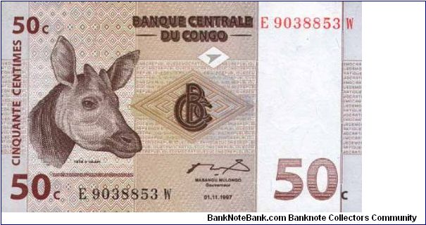 50 Centimes Banknote