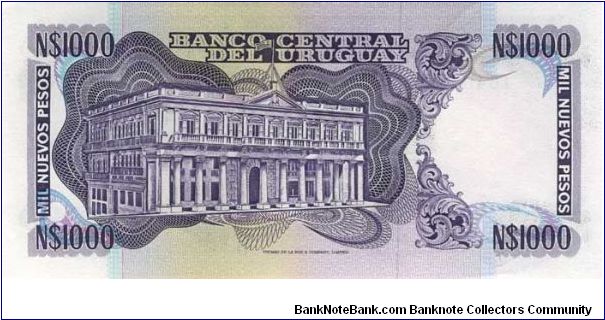 Banknote from Uruguay year 1992