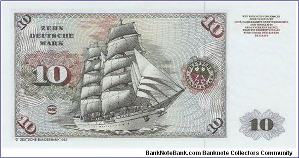 Banknote from Germany year 1980