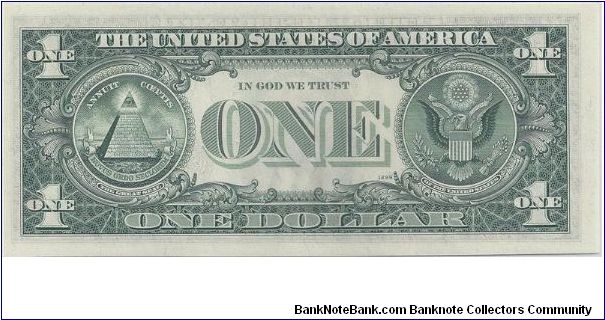 Banknote from USA year 1969
