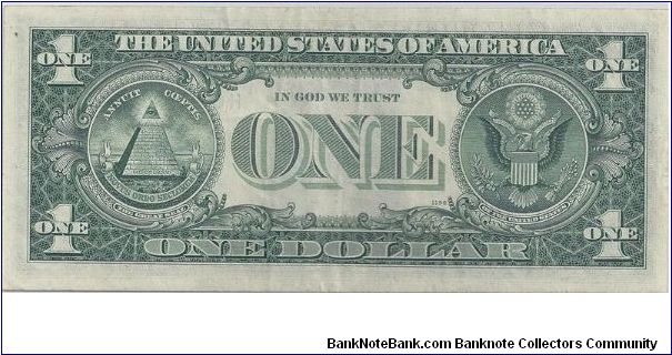 Banknote from USA year 1969