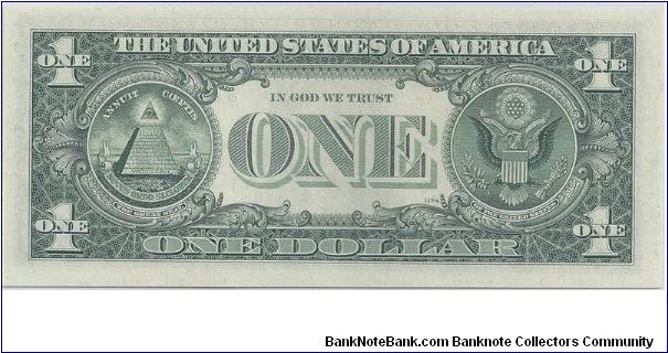 Banknote from USA year 1969