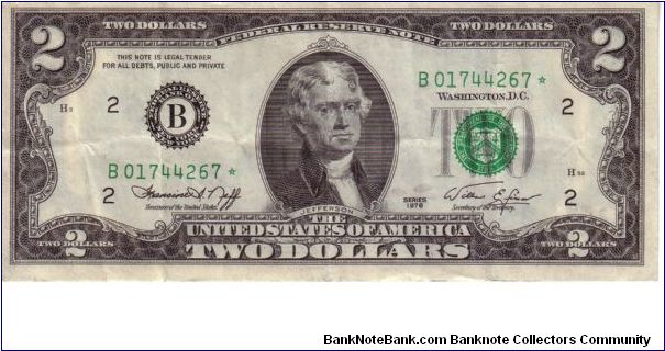 2 $ Start bill Banknote